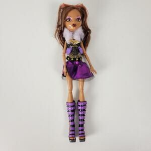 Monster High Doll Clawdeen Ghouls Alive! 10.5" Tall Wolf Mattel SOUND Works